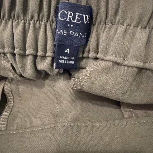 J. CREW | Green Jamie Pants Size 4 - Picture 7 of 8
